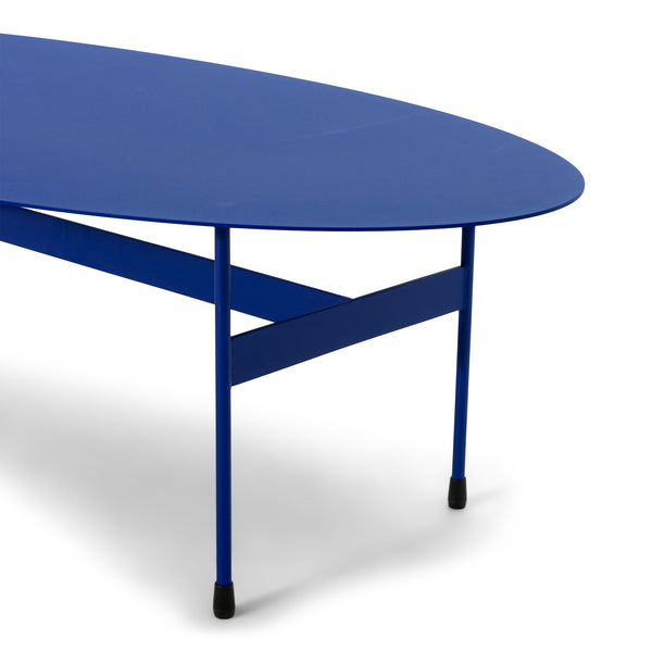 Salontafel Mira Oval ultramarine