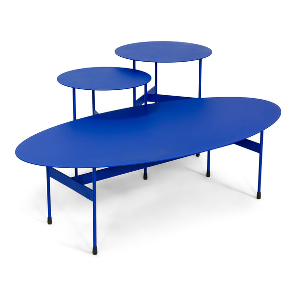 Salontafel Mira Oval ultramarine