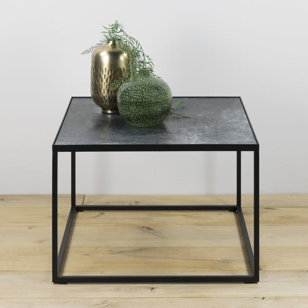 Salontafel Tijl 60 X 60 zwart