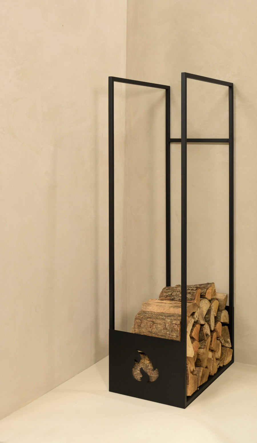 Houtopslag Lumber Locker L zwart