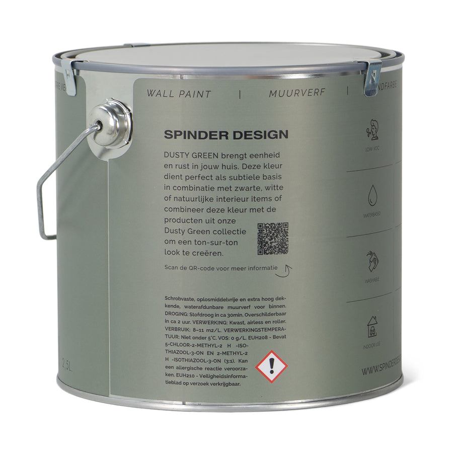 Muurverf Wall Paint dusty green