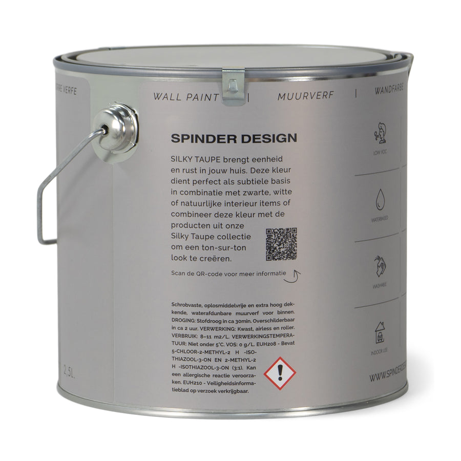 Muurverf Wall Paint silky taupe