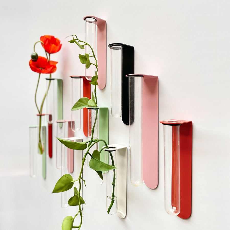Wandvaasje magnetisch L roze