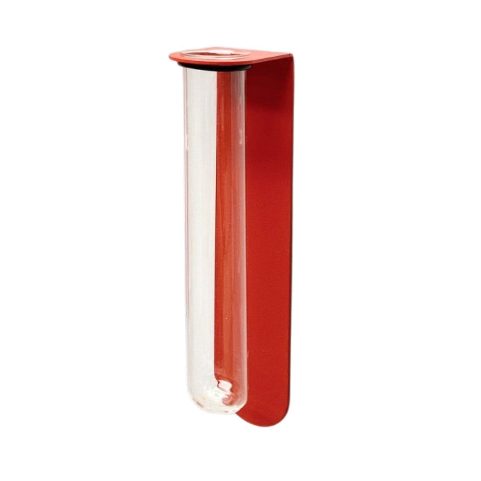 Wandvaasje magnetisch S rood