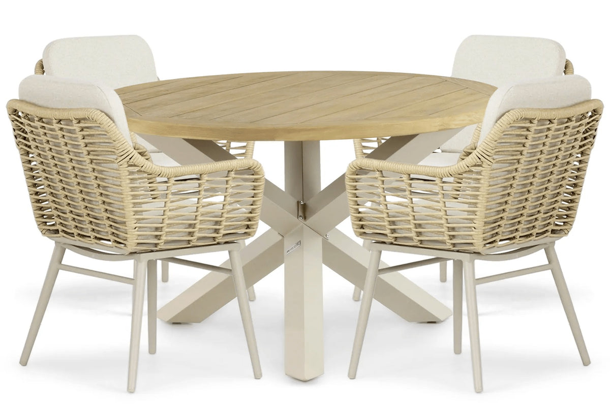 Diningset Antoni/Rockville 120 cm