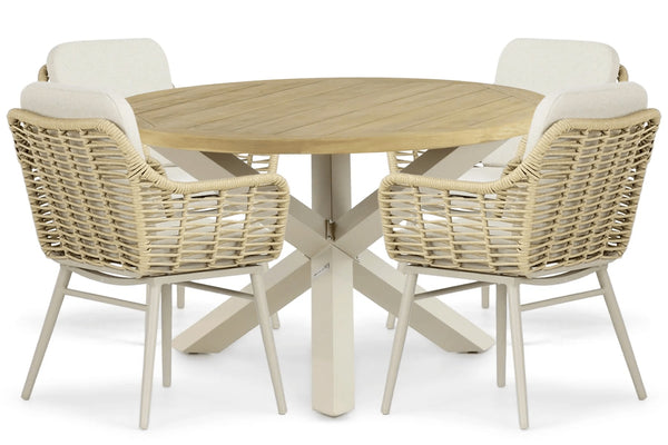 Diningset Antoni/Rockville 120 cm