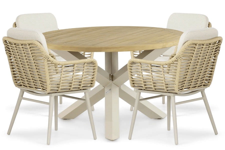 Diningset Antoni/Rockville 120 cm
