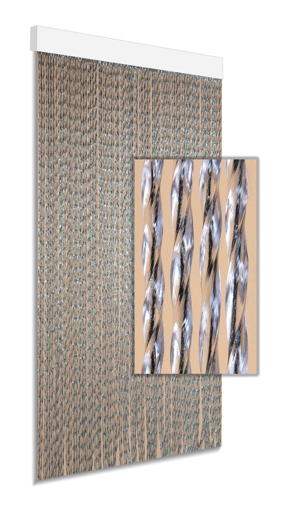 Vliegengordijn 1575 Artikel 3 Zwart 90x210 cm