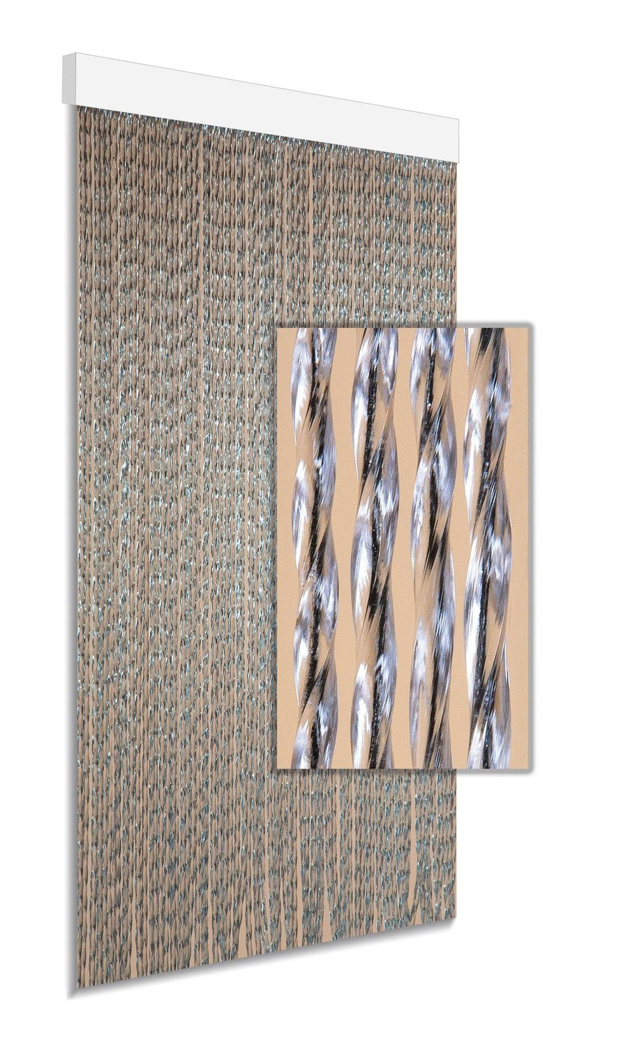 Vliegengordijn 1575 Artikel 3 Zwart 90x210 cm