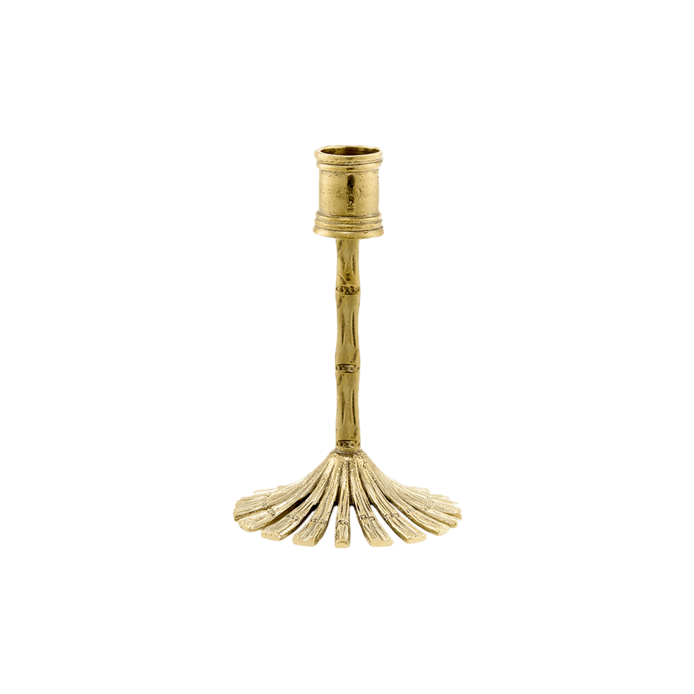 Bamboo Candle Holder Short
