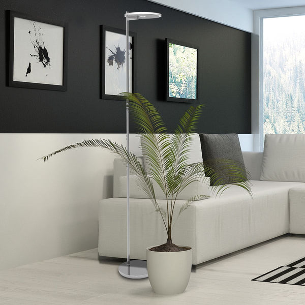 Vloerlamp Turound 2992ST Staal