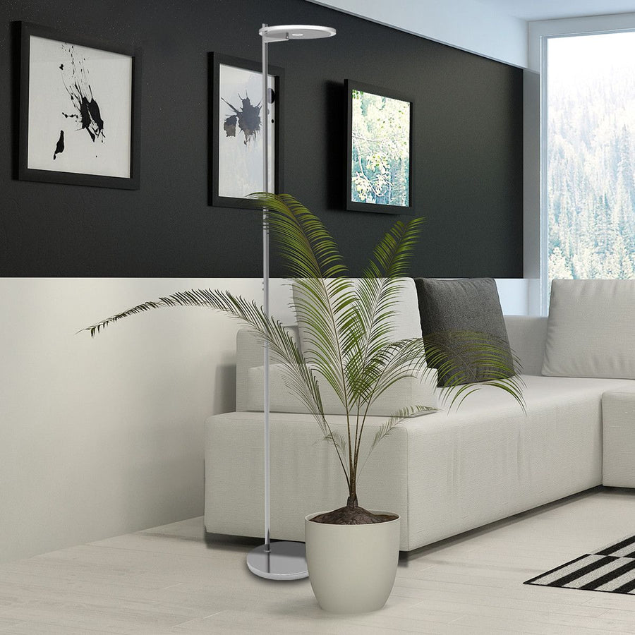 Vloerlamp Turound 2992ST Staal