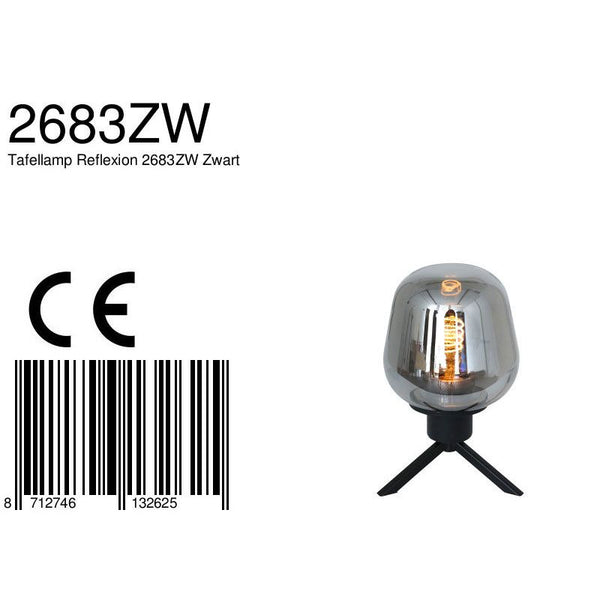 Tafellamp Reflexion 2683ZW Zwart
