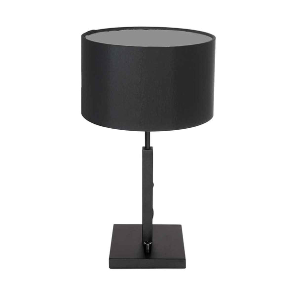Tafellamp Stang 7197ZW Zwart + Zwart Linnen kap