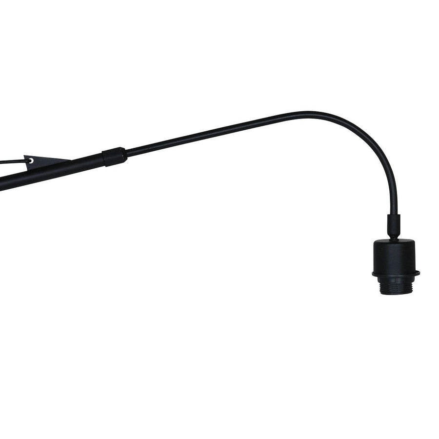 Wandlamp Elegant Classy 2574ZW+K1066ZS Zwart-Fluweel Blauw