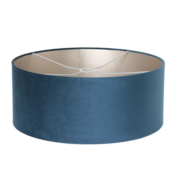 Wandlamp Elegant Classy 2574ZW+K1066ZS Zwart-Fluweel Blauw