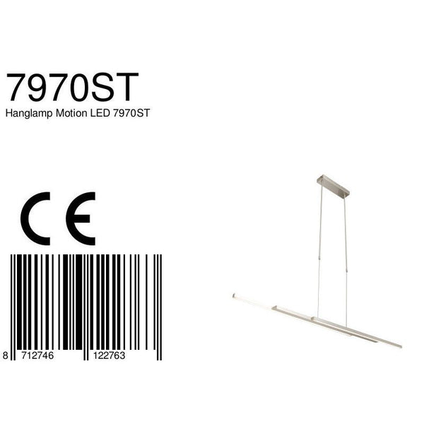 Hanglamp Motion 7970ST Staal