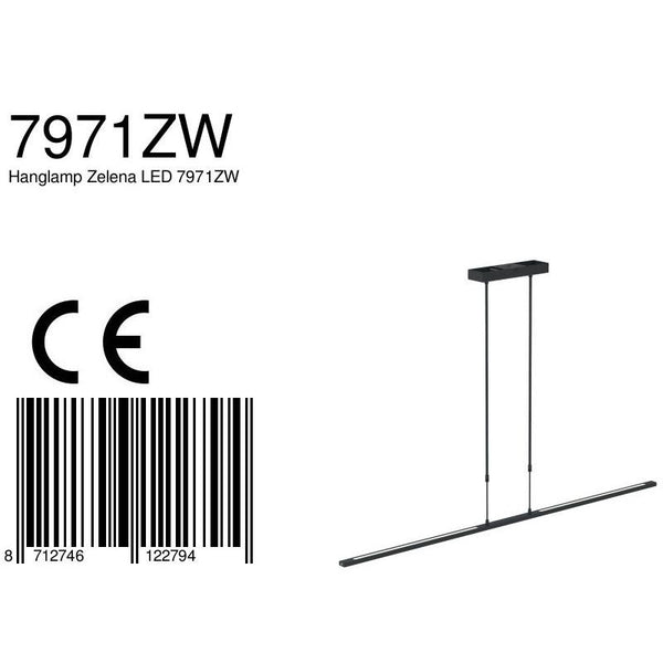 Hanglamp Zelena 7971ZW Zwart