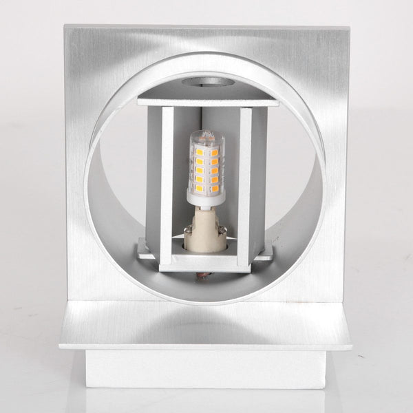 Wandlamp Muro 3366ST Staal
