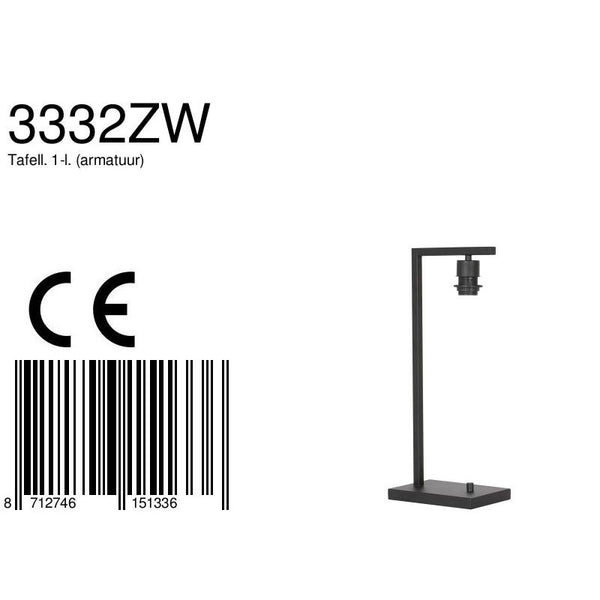 Tafellamp Stang 3332ZW Zwart