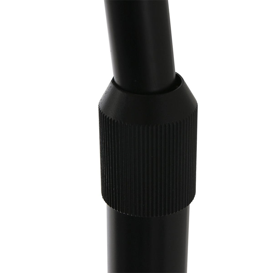 Vloerlamp Sparkled Light 7268ZW+K1066QS Zwart-Wit Linnen