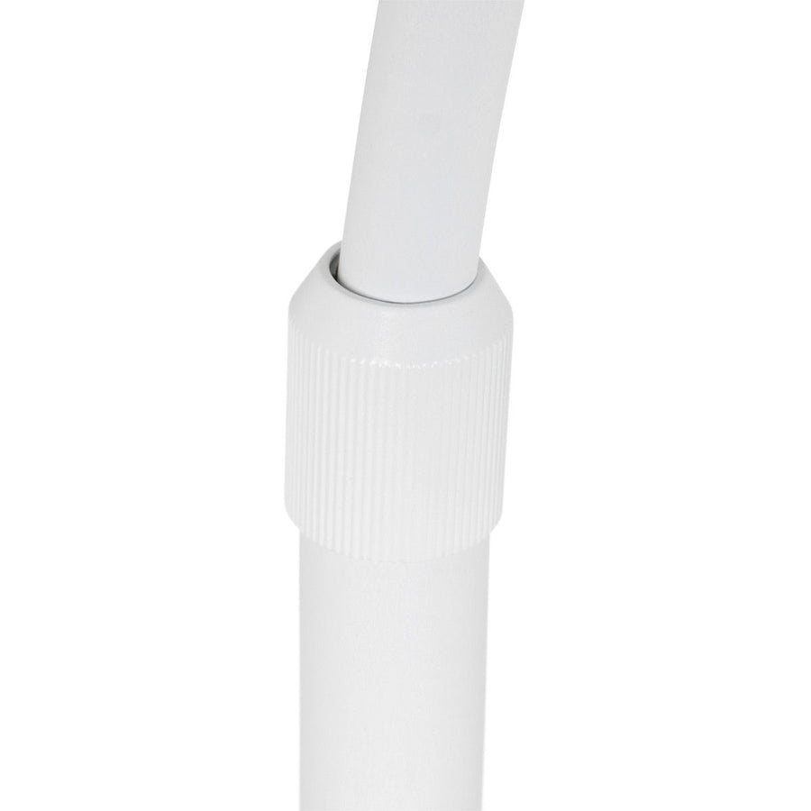 Vloerlamp Sparkled Light 7268W+K1066KS Wit-Fluweel Goud