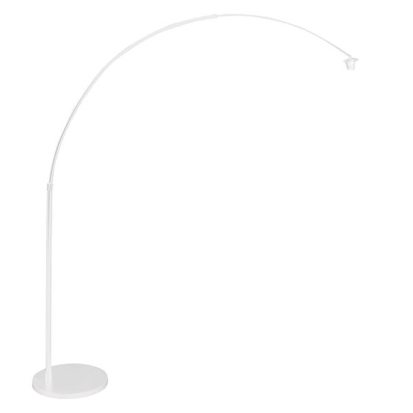 Vloerlamp Sparkled Light 7268W+K1066KS Wit-Fluweel Goud
