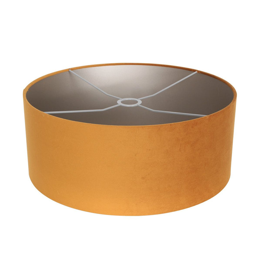 Vloerlamp Sparkled Light 7268W+K1066KS Wit-Fluweel Goud