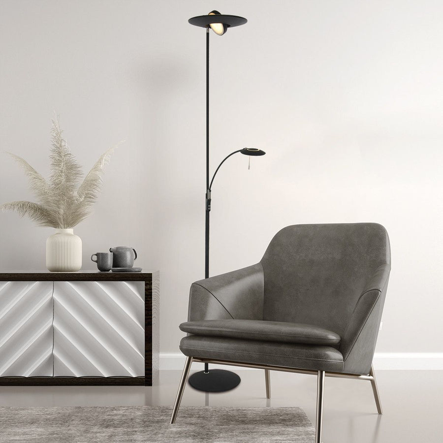Vloerlamp Zenith 7860ZW Zwart