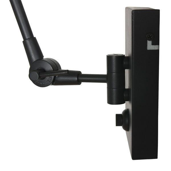 Wandlamp Prestige Chic 7396ZW+K7396ZS Zwart-Fluweel Blauw