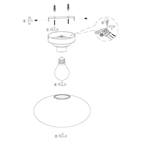 Plafondlamp Reflexion Smoke 3387ZW