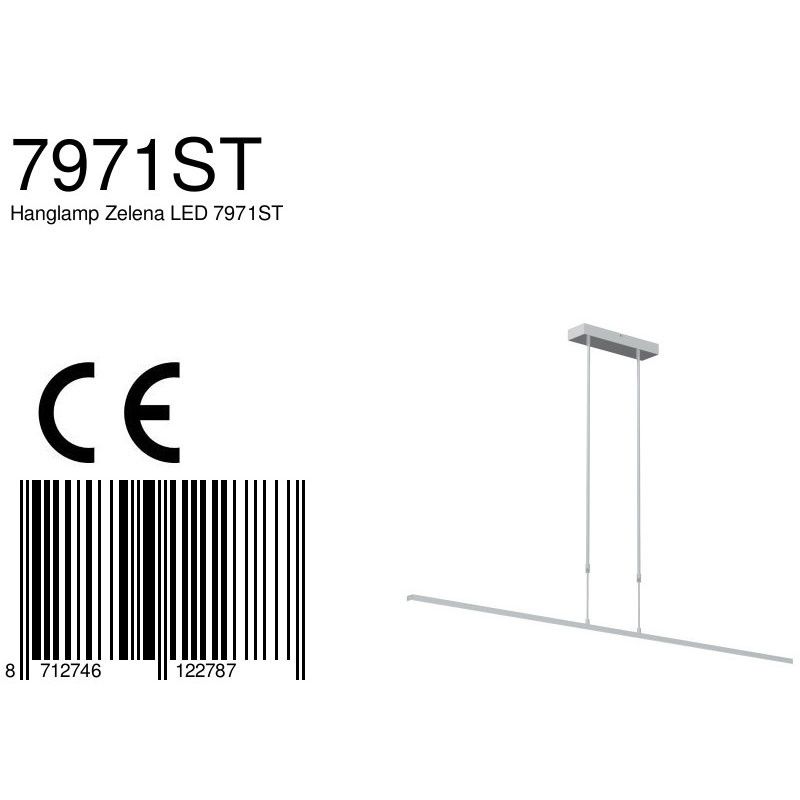Hanglamp Zelena 7971ST Staal