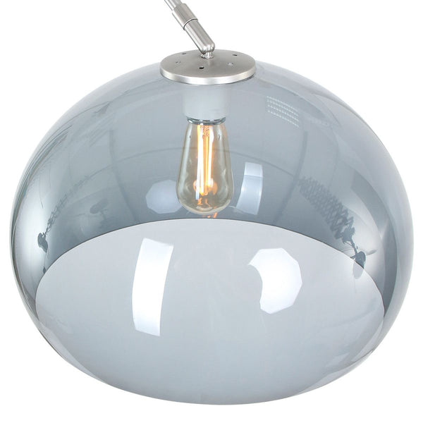 Vloerlamp Sparkled Light 7268ST+K11130S Staal-Grijs Kunststof