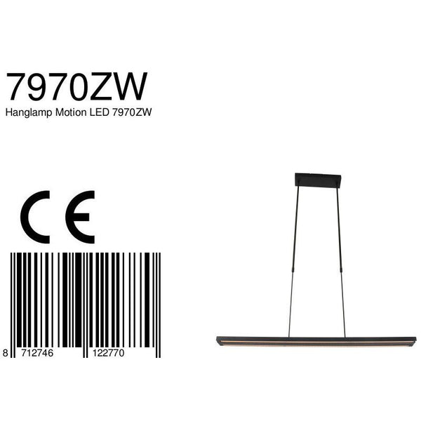 Hanglamp Motion 7970ZW Zwart