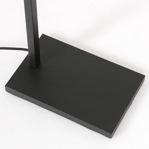Vloerlamp Stang 8221ZW Zwart + Kap Velours Goud