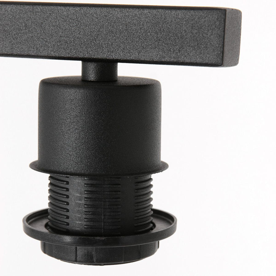 Vloerlamp Stang 8221ZW Zwart + Kap Velours Goud
