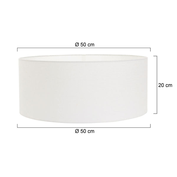 Lampenkap K1066QS Wit Linnen