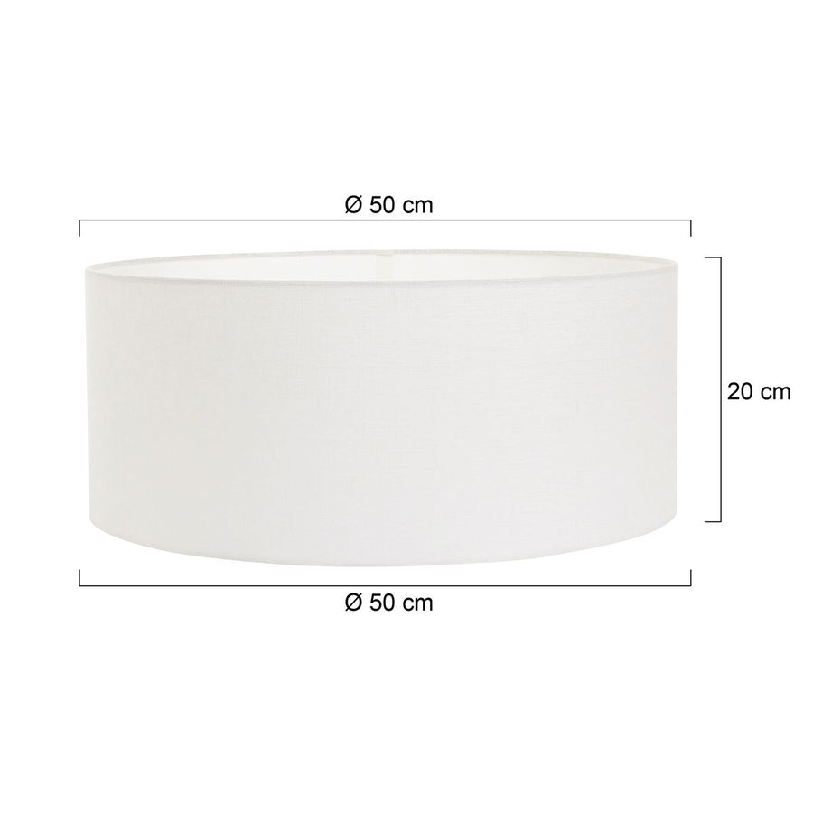 Lampenkap K1066QS Wit Linnen