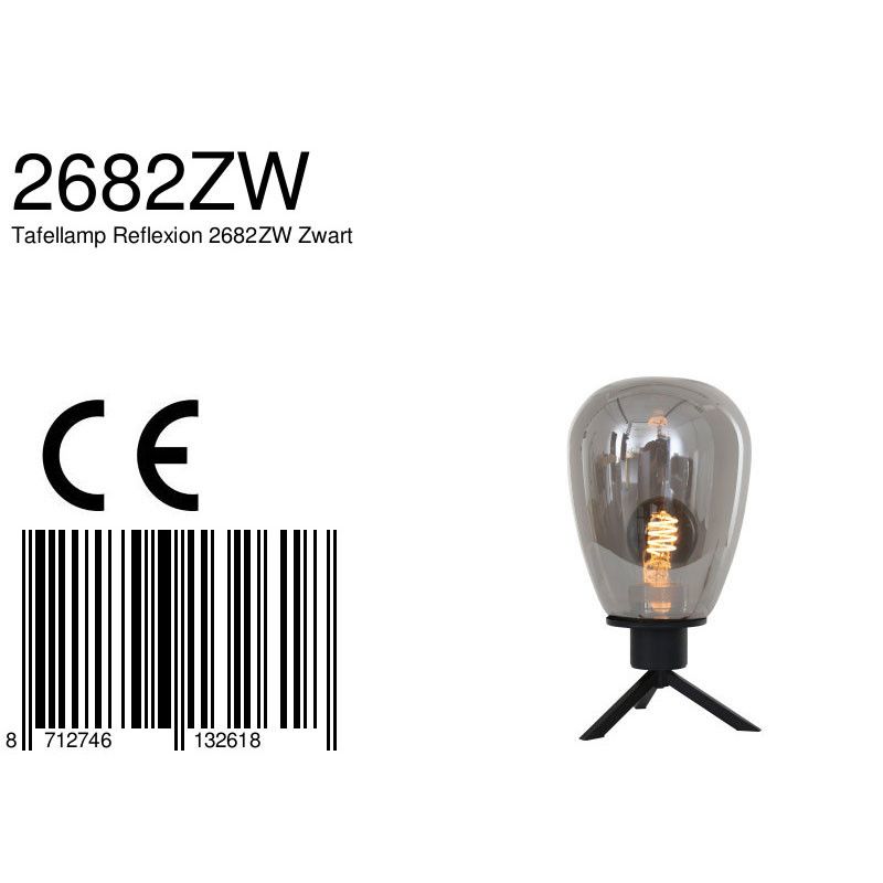 Tafellamp Reflexion 2682ZW Zwart