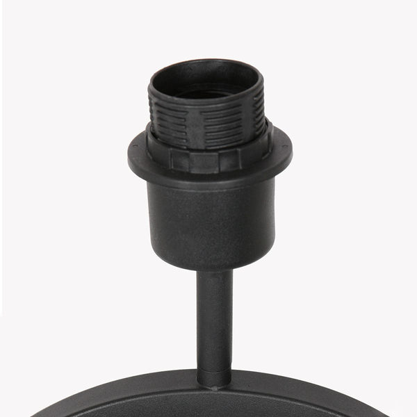 Tafellamp Stang 3505ZW Zwart + Kap Velours zilver