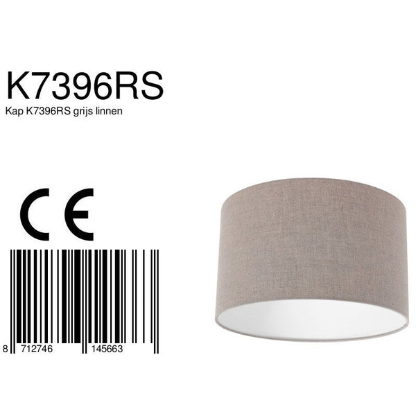 Lampenkap K7396RS Grijs Linnen