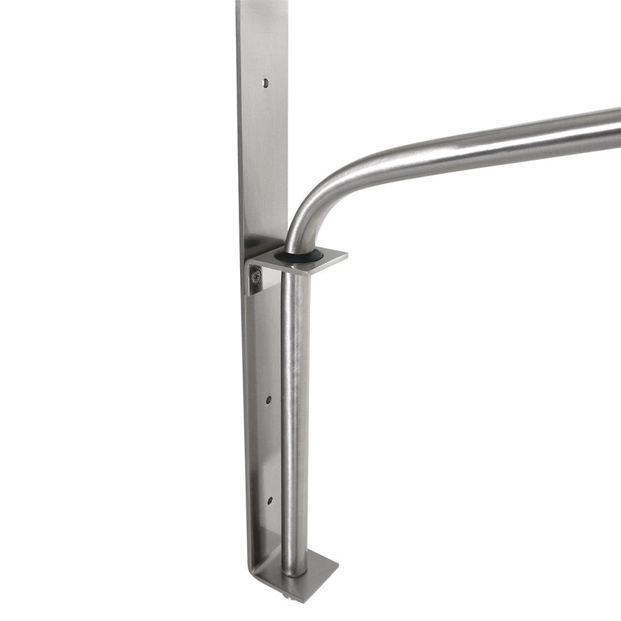 Wandlamp Elegant Classy 2574ST+K1066GS Staal-Fluweel Zilver