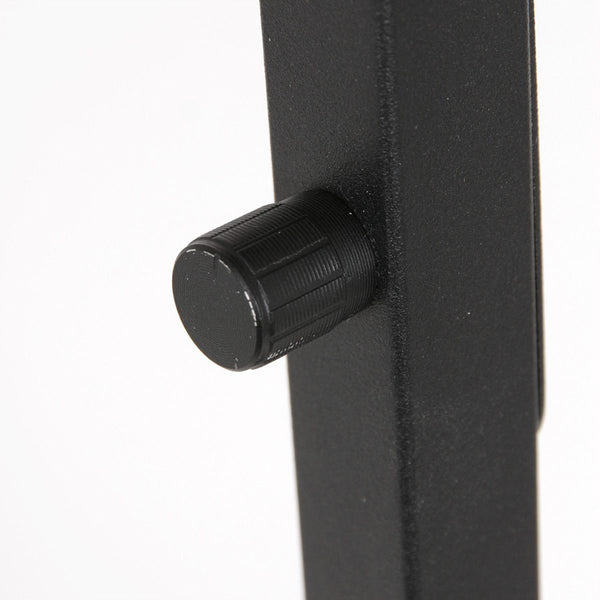 Vloerlamp Stang 7196ZW Zwart + Kap Zwart Linnen
