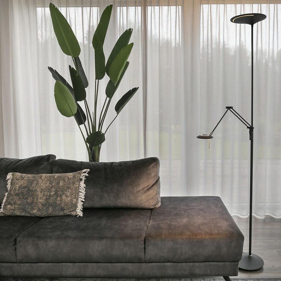 Vloerlamp Zodiac 2107ZW Zwart