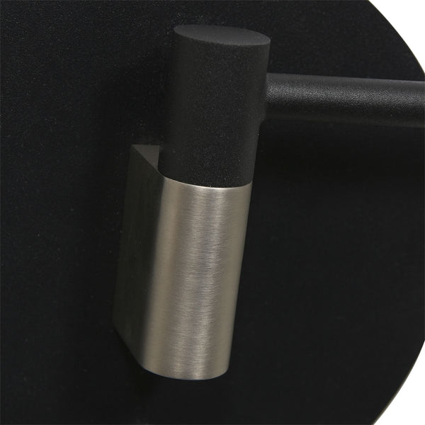 Wandl. 1-l. led grey. glas