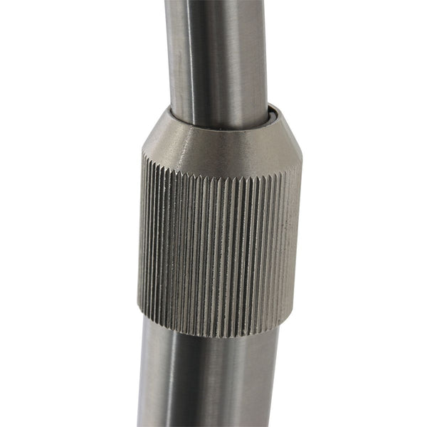 Vloerlamp Sparkled Light 7268ST+K1066RS Staal+Grijs Linnen