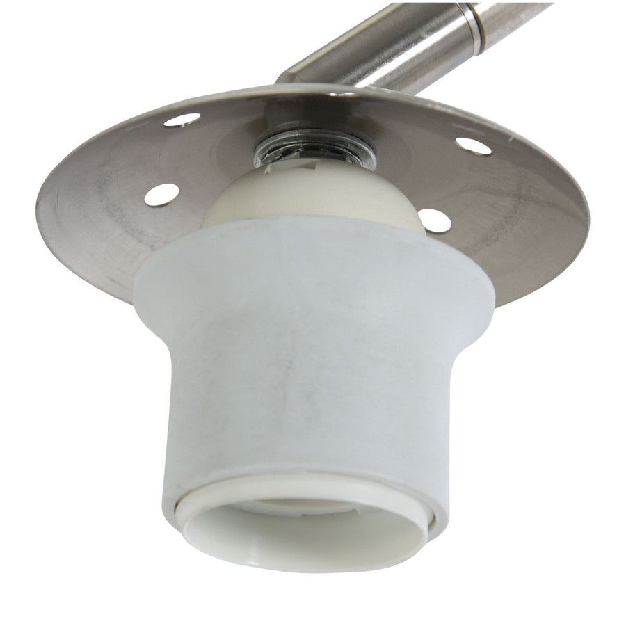 Vloerlamp Sparkled Light 7268ST+K1066RS Staal+Grijs Linnen