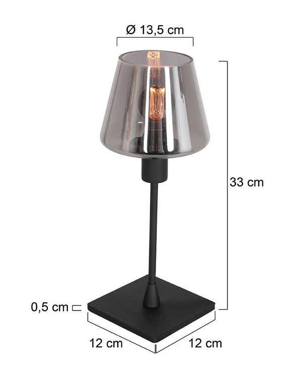 Tafellamp Ancilla 3102ZW Zwart