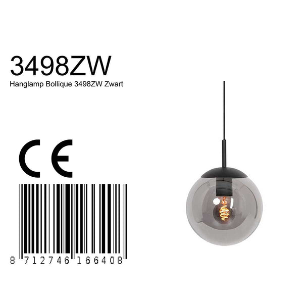 Hanglamp Bollique 3498ZW Zwart
