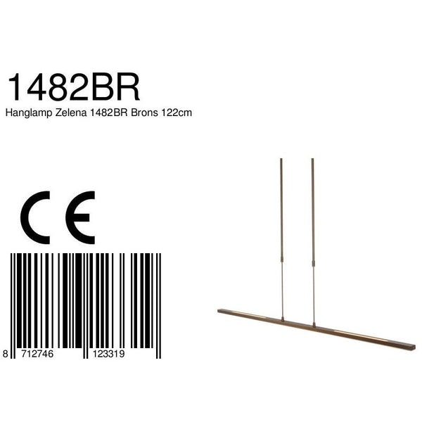 Hanglamp Zelena 1482BR Brons